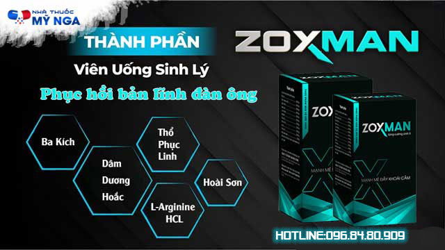 Thành phần của Zoxman
