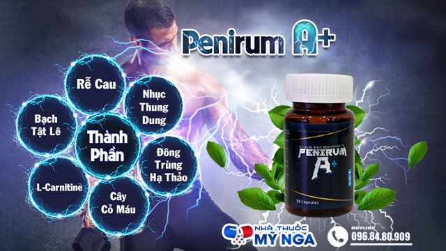 Thành phần của sản phẩm Penirum A+