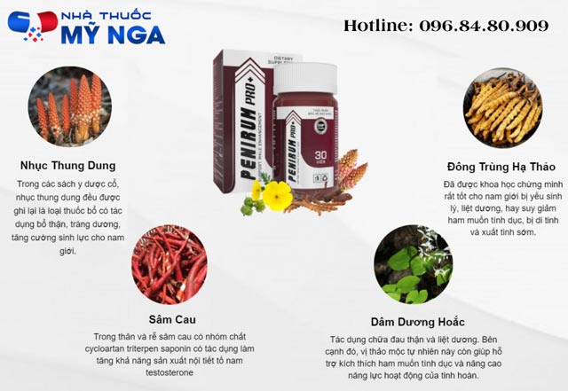 Thành phần PENIRUM PRO+