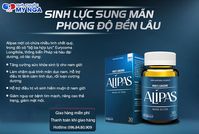 Công dụng của Sâm Alipas