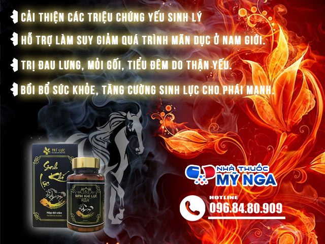 Công dụng của sản phẩm Sinh Khí Lực