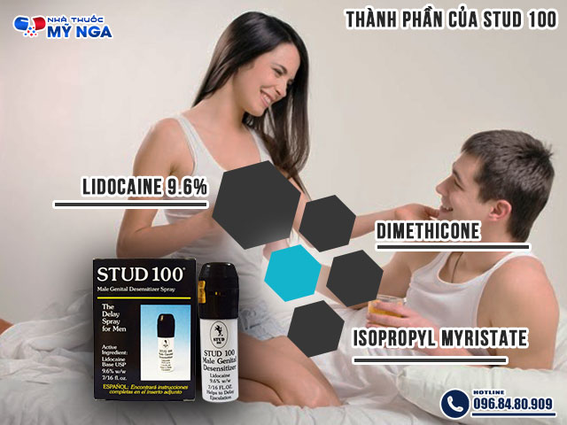 Thành phần của sản phẩm Stud 100
