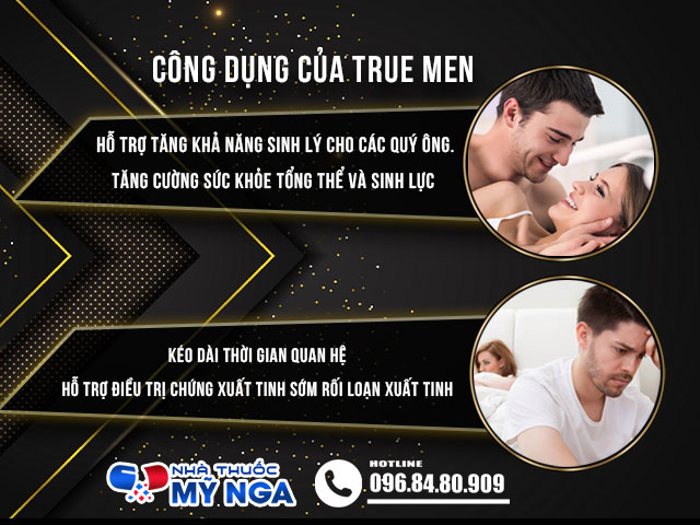 Công dụng của sản phẩm True Men