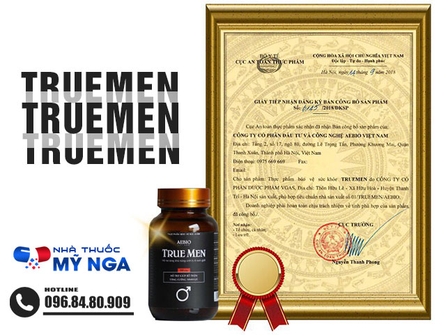 Chứng nhận sản phẩm True Men