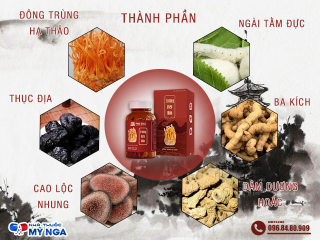 Thành phần của sản phẩm Trường Viên Mãn