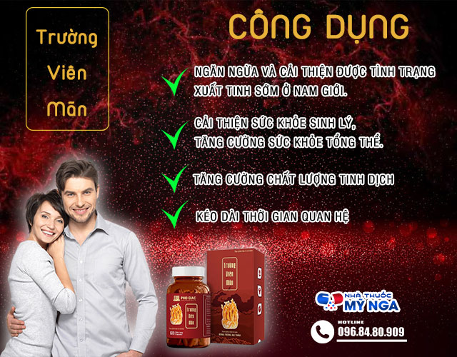 Công dụng của sản phẩm Trường Viên Mãn