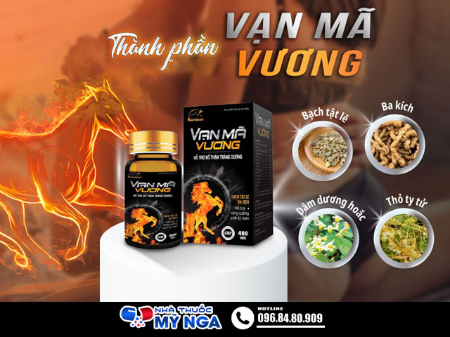 Thành phần của sản phẩm Vạn Mã Vương