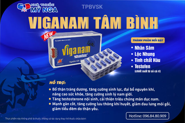 Công dụng Viganam Tâm Bình