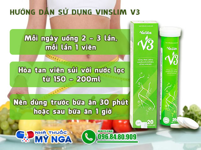 Hướng dẫn sử dụng sản phẩm Vinslim v3