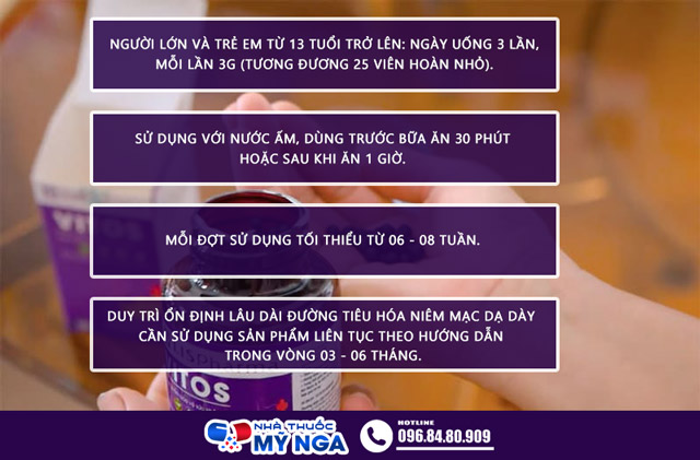 Hướng dẫn sử dụng sản phẩm Vitos