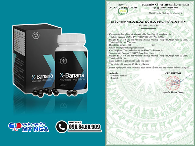 Chứng nhận sản phẩm X Banana