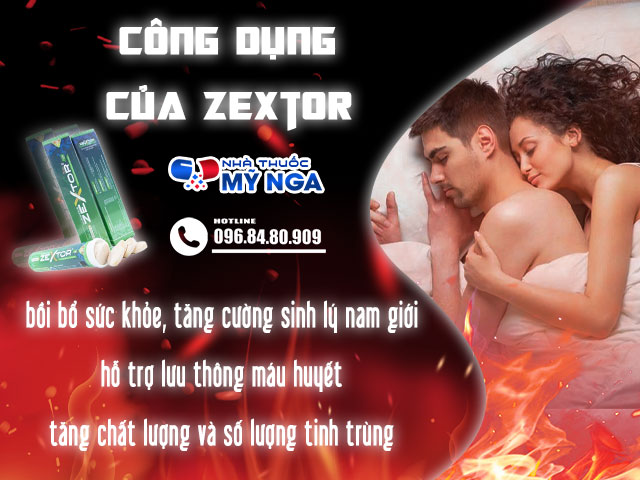 Công dụng của sản phẩm Zextor