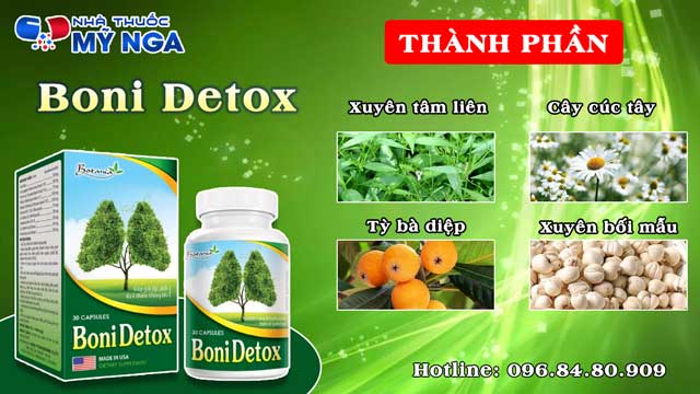 Thành phần của Boni Detox