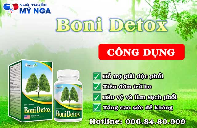 Công dụng của Boni Detox