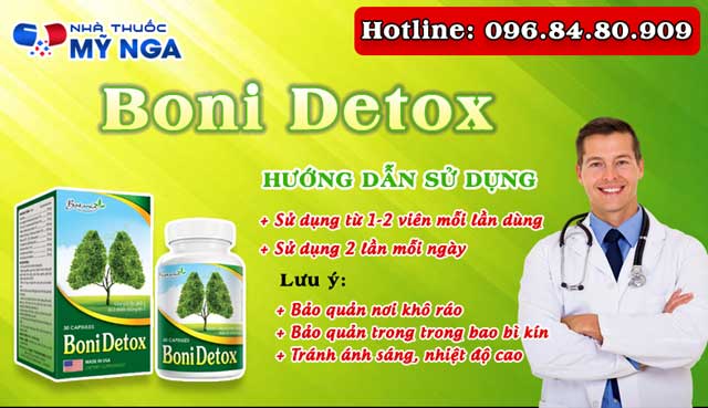Hướng dẫn sử dụng Boni Detox