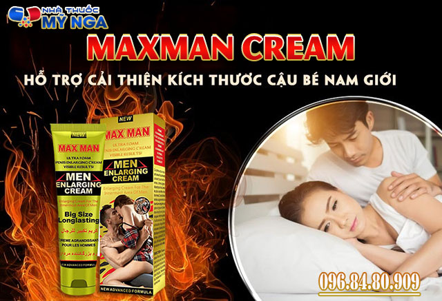 giới thiệu sản phẩm maxman cream