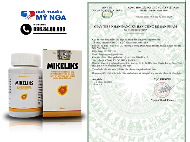 Giấy công bố Mikeliks