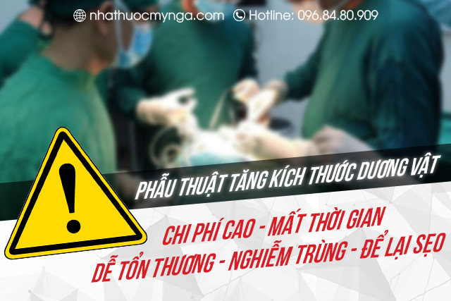 phẫu thuật tăng kích thước cậu nhỏ
