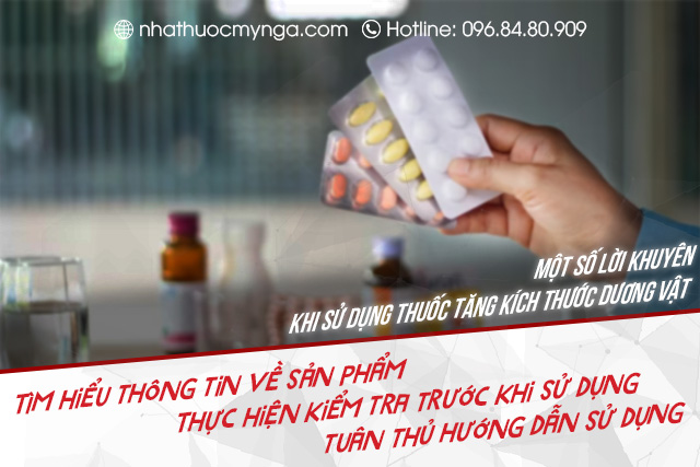 tìm hiểu thuốc tăng kích thước dương vật