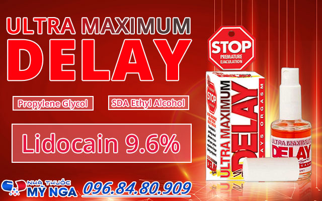 thành phần ultra maximum delay spray