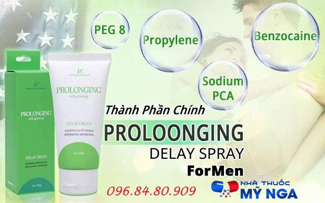thành phần proloonging delay cream