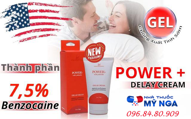 thành phần power plus delay creme for men