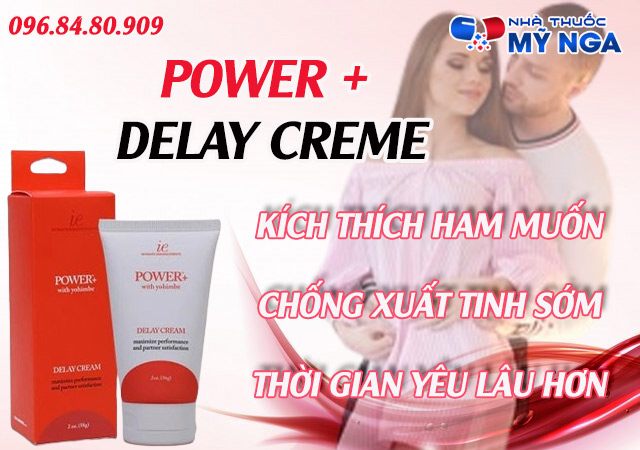 công dụng power plus delay creme for men 