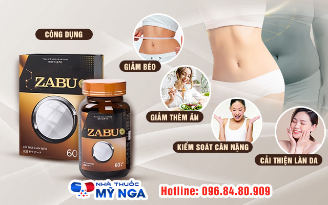 Công dụng vượt trội của giảm cân Zabu