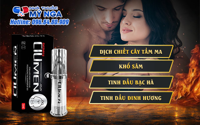 thành phần chai xịt chống xuất tinh sớm ciumen plus