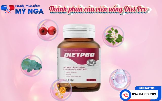 Thành phần của viên uống Diet Pro