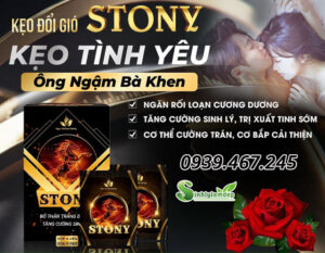 kẹo ngậm stony hỗ trợ sinh lý nam giới