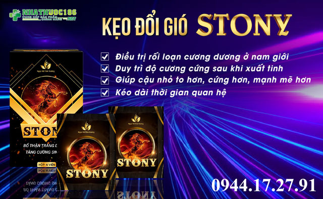 kẹo stony có tác dụng gì