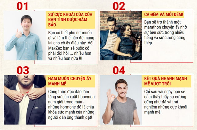 maxzex có hại không