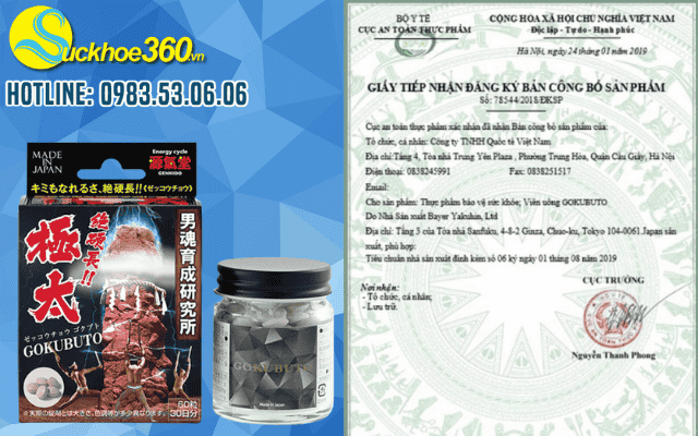 Viên uống Gokubuto Nhật Bản có thật sự tốt không?